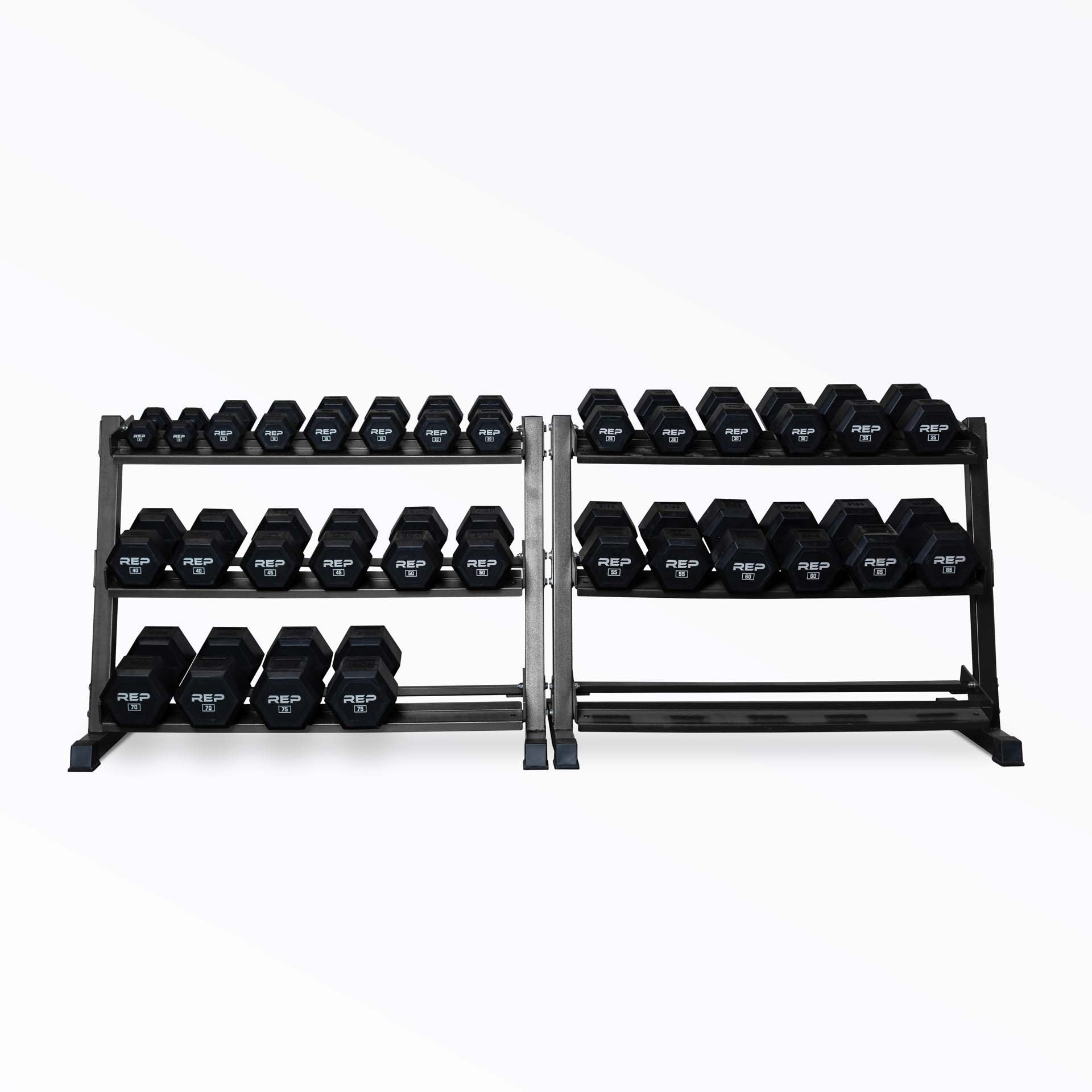 Rubber Coated Dumbbell Sets