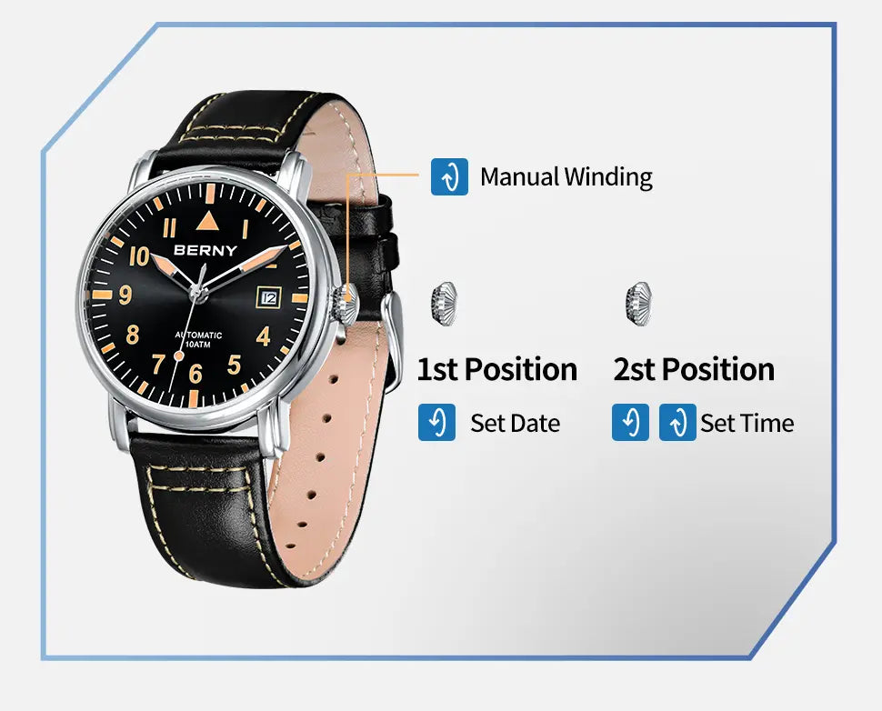 how to set watch by crown