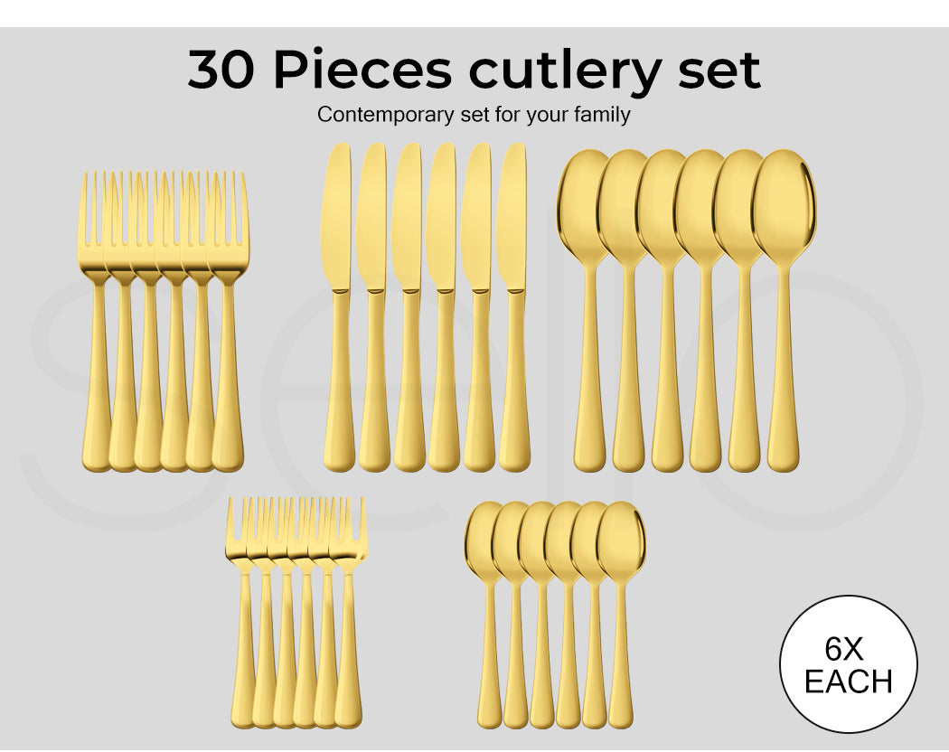 30-Piece Cutlery Set