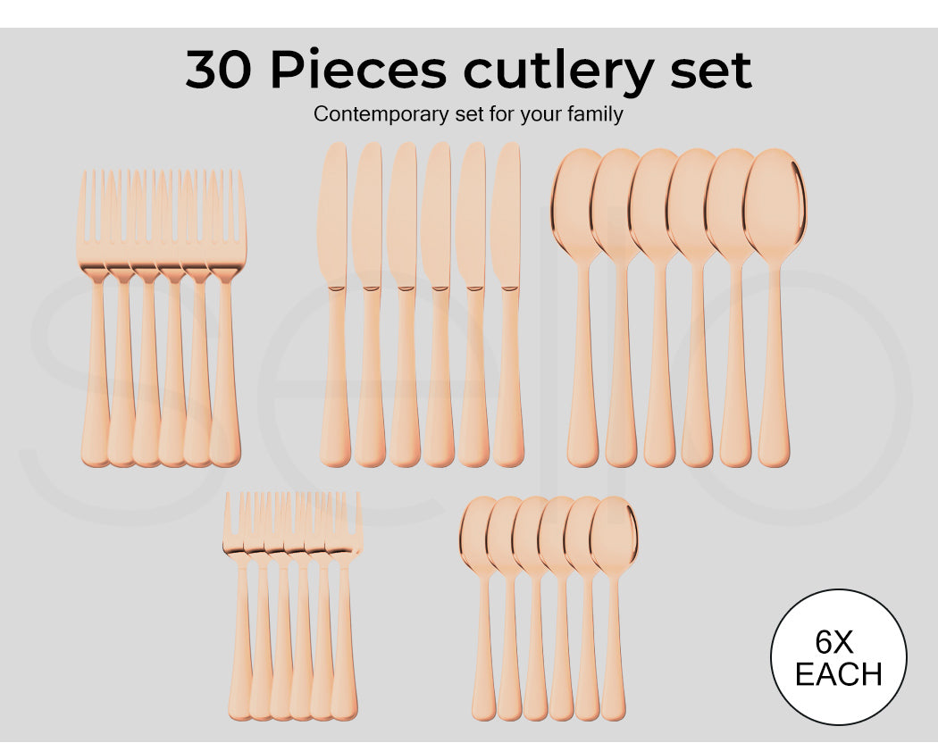 30-Piece Cutlery Set