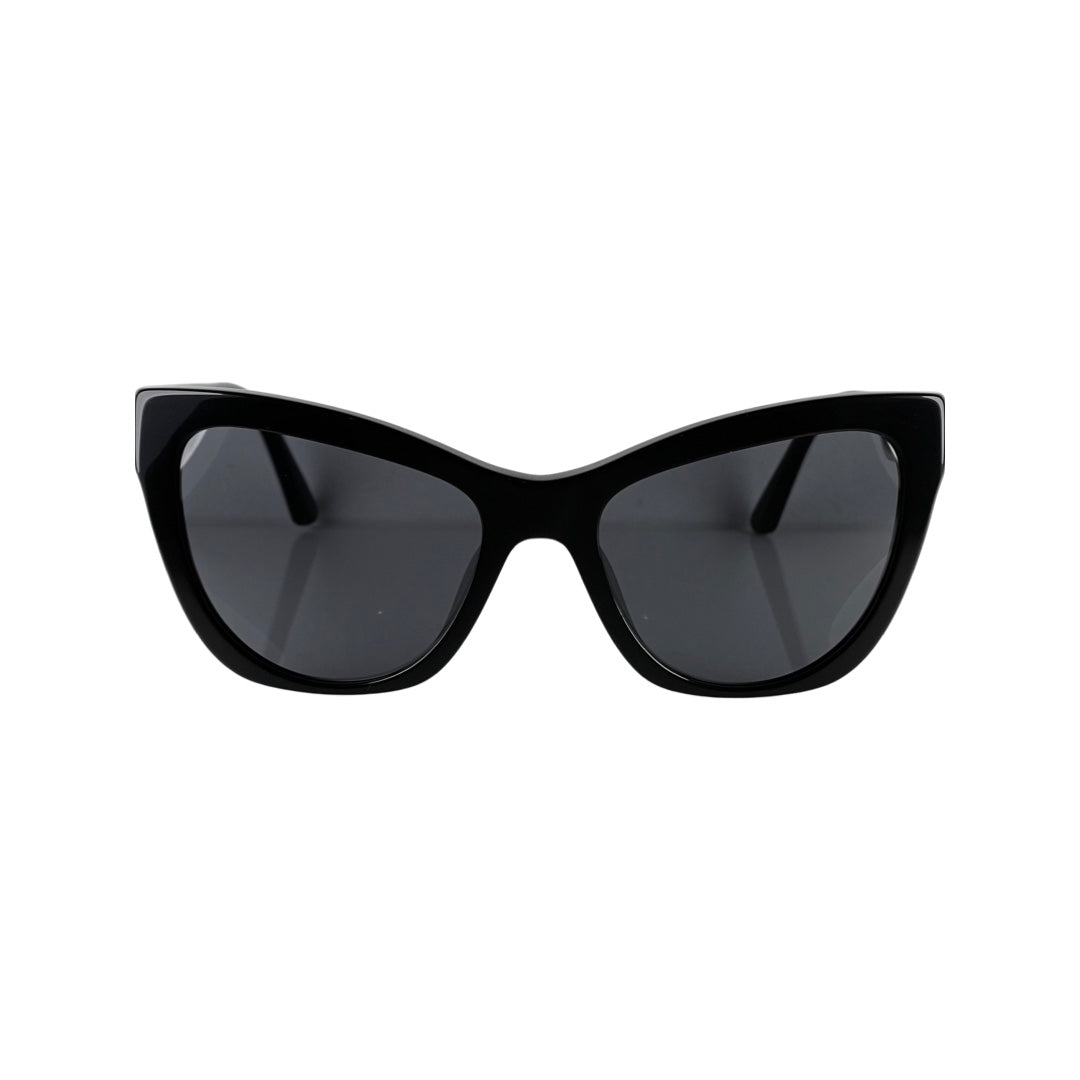 Versace - NEW La Greca Black Cat-Eye Sunglasses