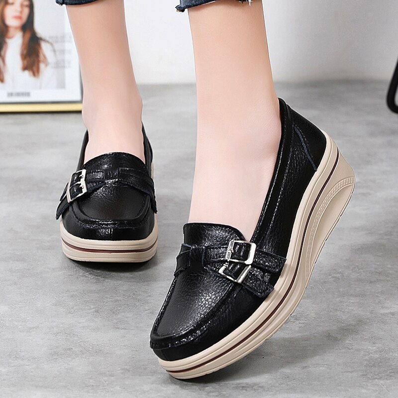 Cilool Flat Fashion Comfortable Shoes LF11