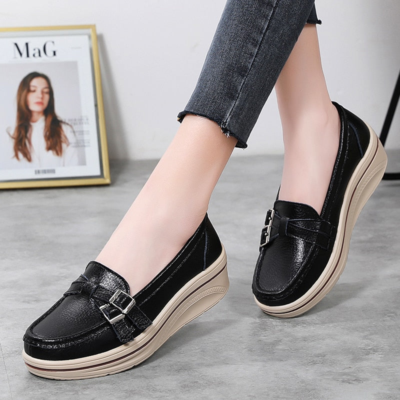 Cilool Flat Fashion Comfortable Shoes LF11