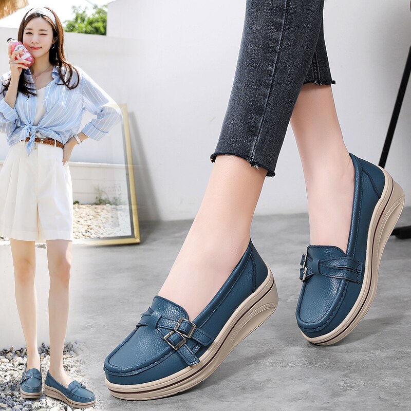 Cilool Flat Fashion Comfortable Shoes LF11