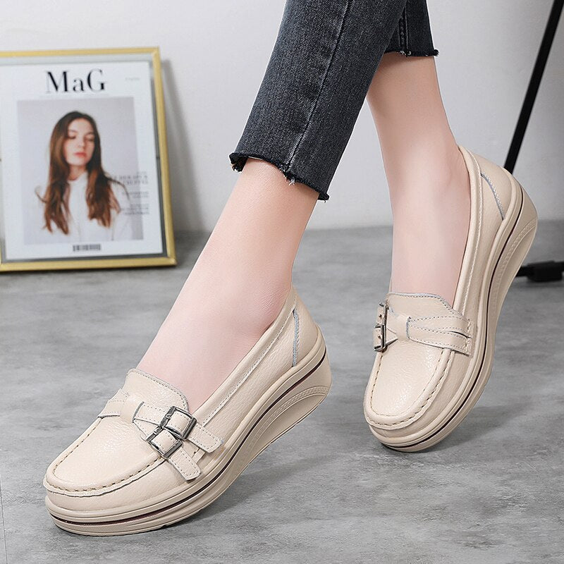 Cilool Flat Fashion Comfortable Shoes LF11