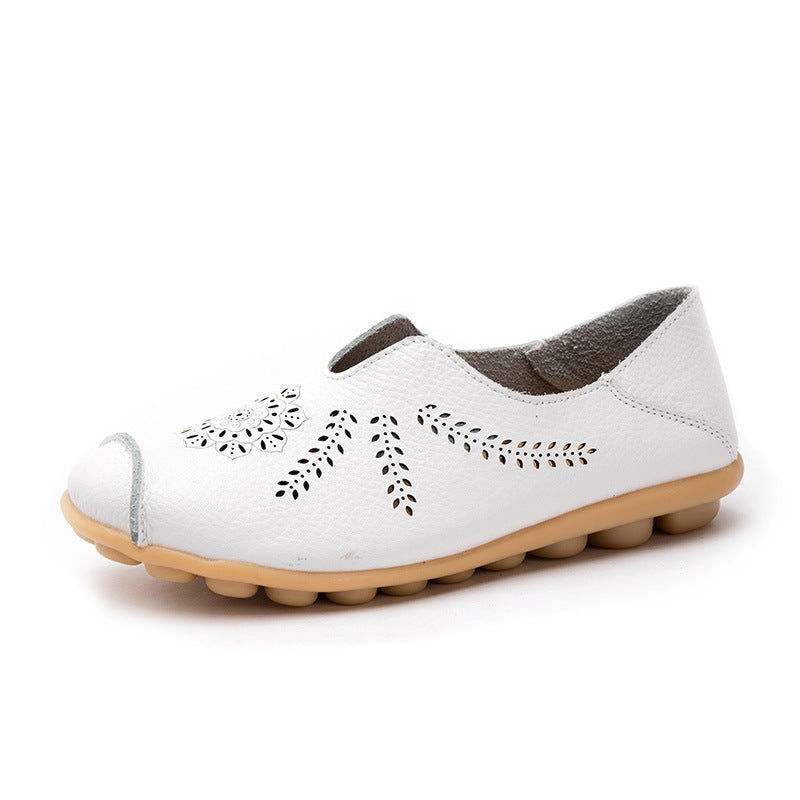 CiloolSlip on loafers Hollow Flat Bottom Women Shoes