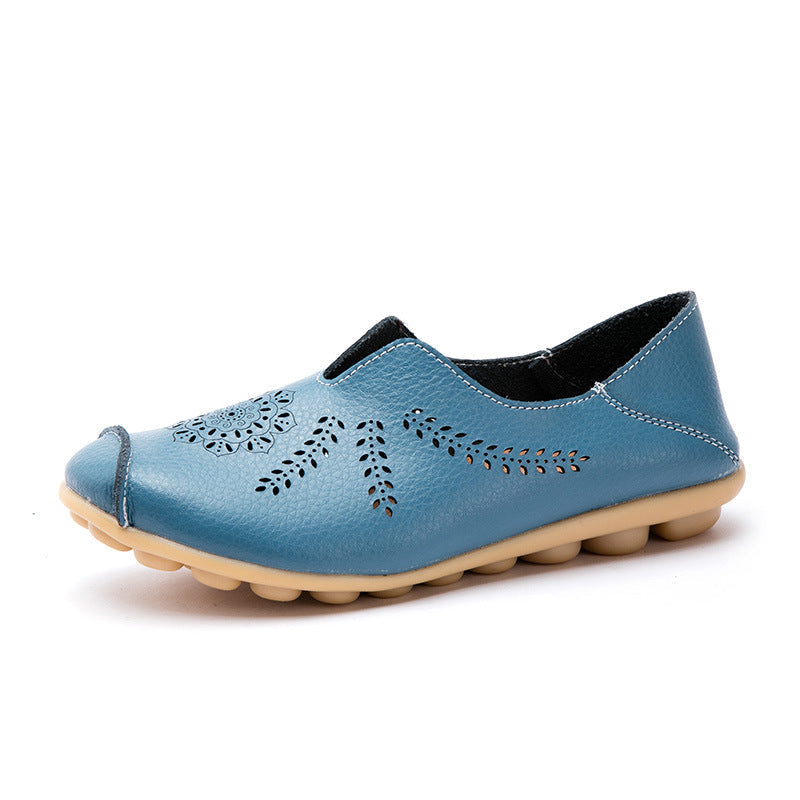 CiloolSlip on loafers Hollow Flat Bottom Women Shoes