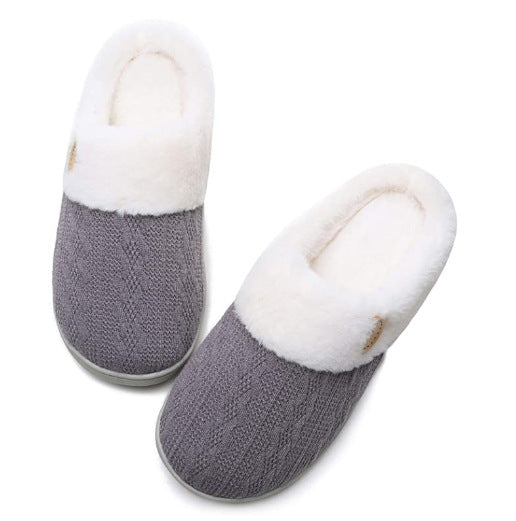 Slippers, moon shoes, cotton slippers, European and American size wool slippers, order memory cotton