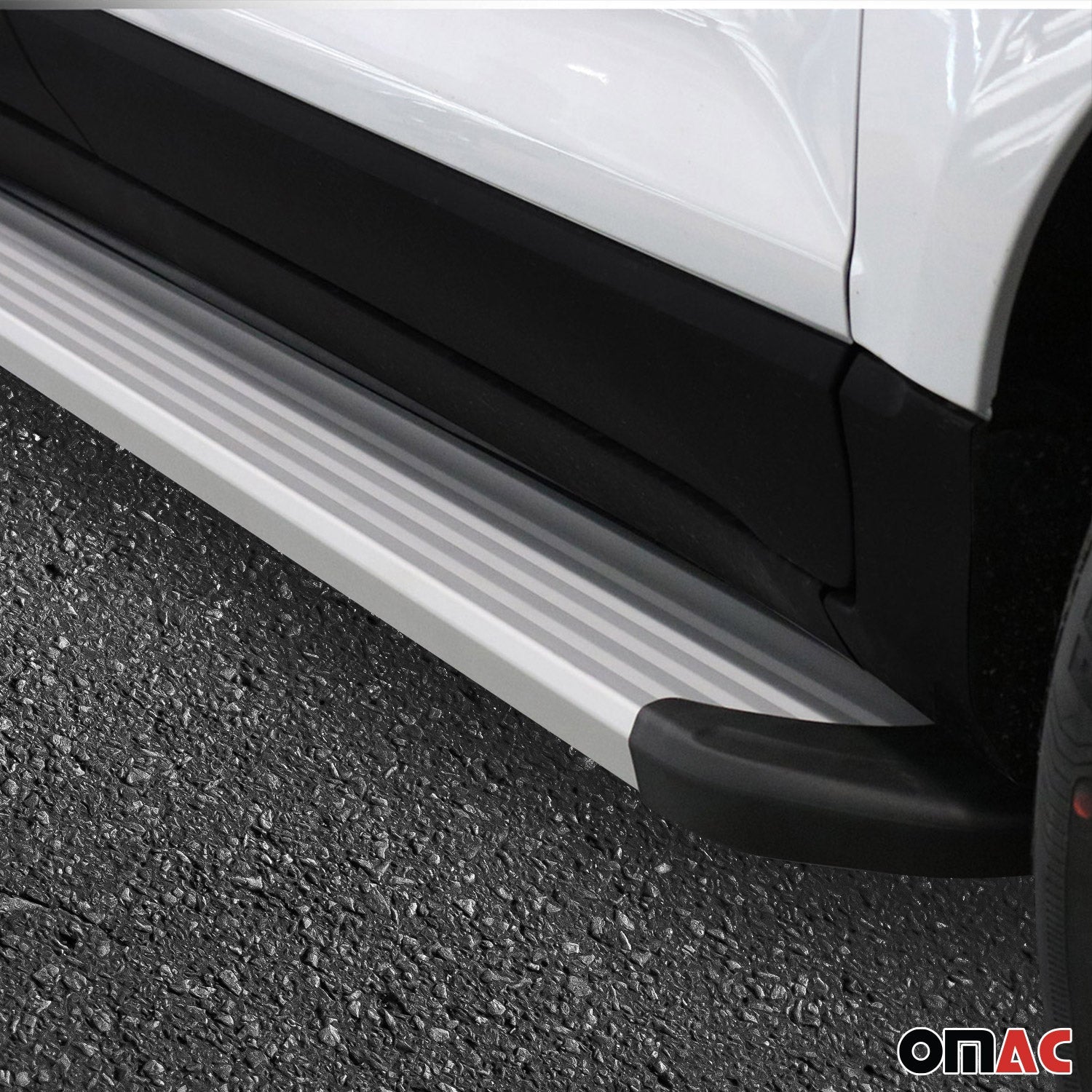 OMAC Running Boards Nerf Bars For BMW X5 2007-2013 Side Steps Aluminum 2 Pcs 1202939