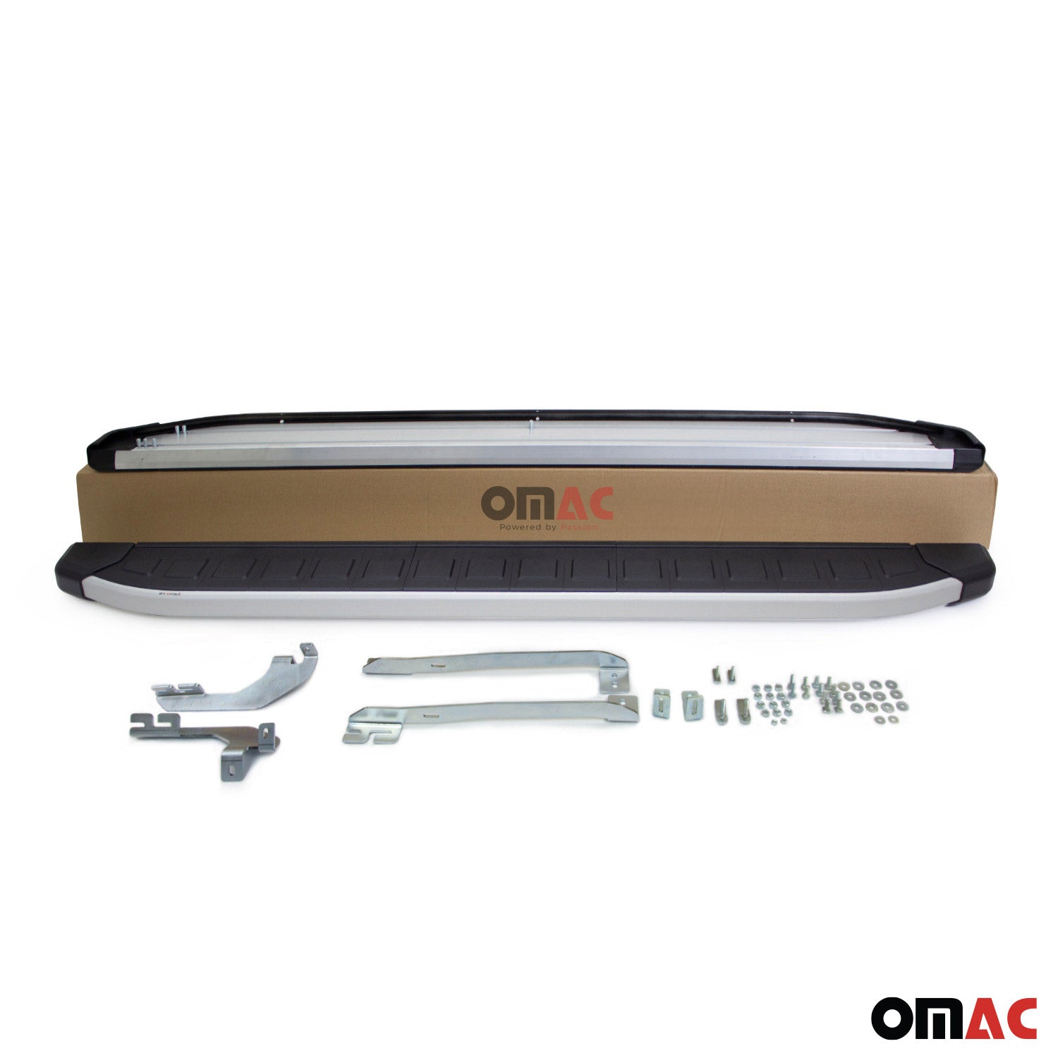 OMAC Side Steps For Opel Grandland 2022 Running Boards Nerf Bars Alu. U021776