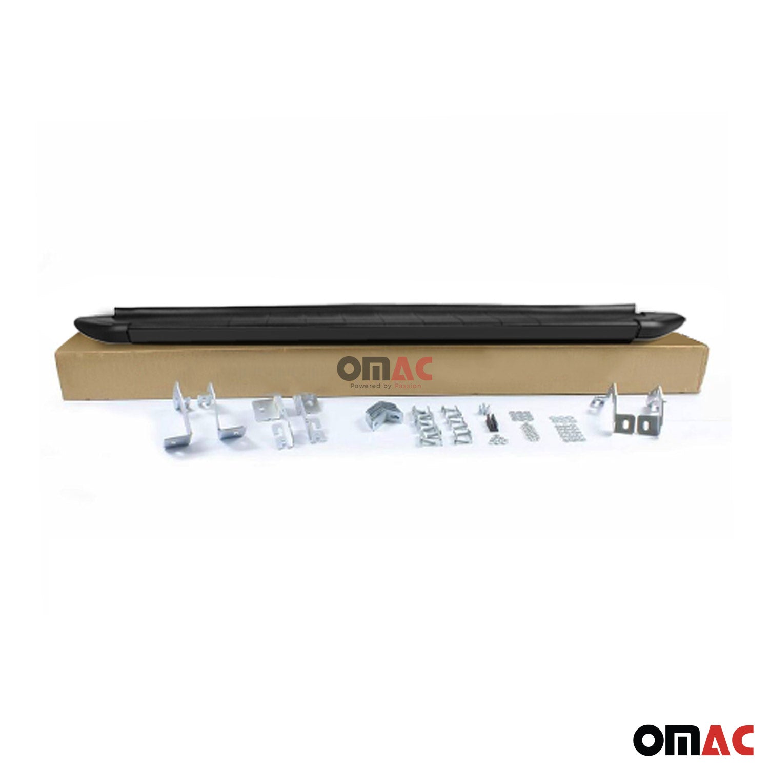 OMAC Side Step Running Boards Nerf Bars for Kia Sorento 2003-2009 Black 2Pcs 4002938B