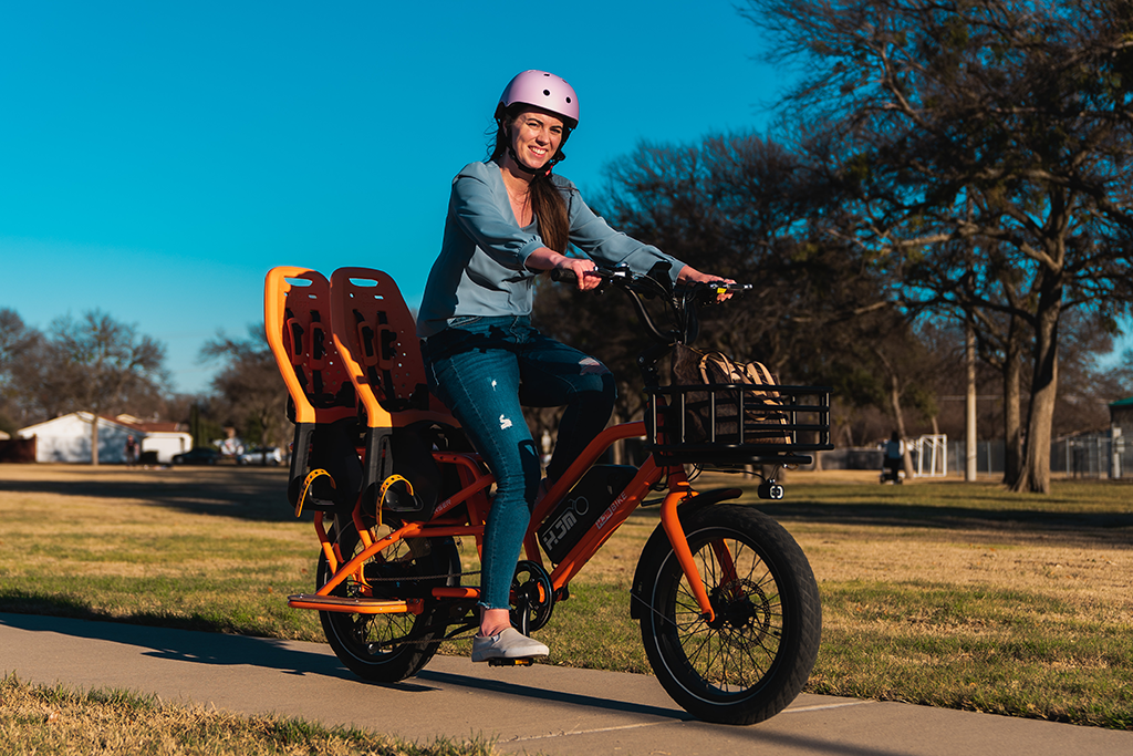 shopping with HJM Transer cargo electric bike