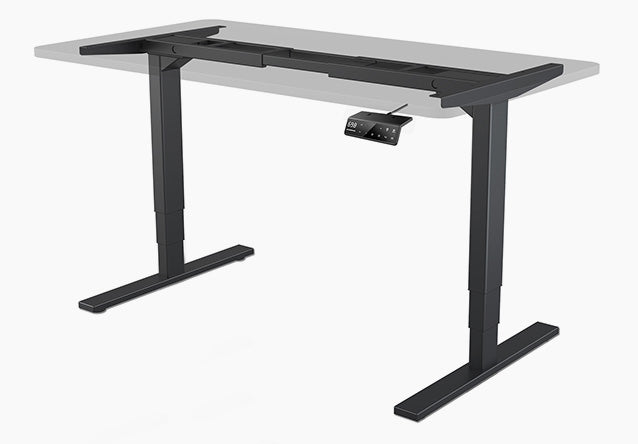 Maidesite dual motor 3-stage standing desk frame T2 Pro Plus black