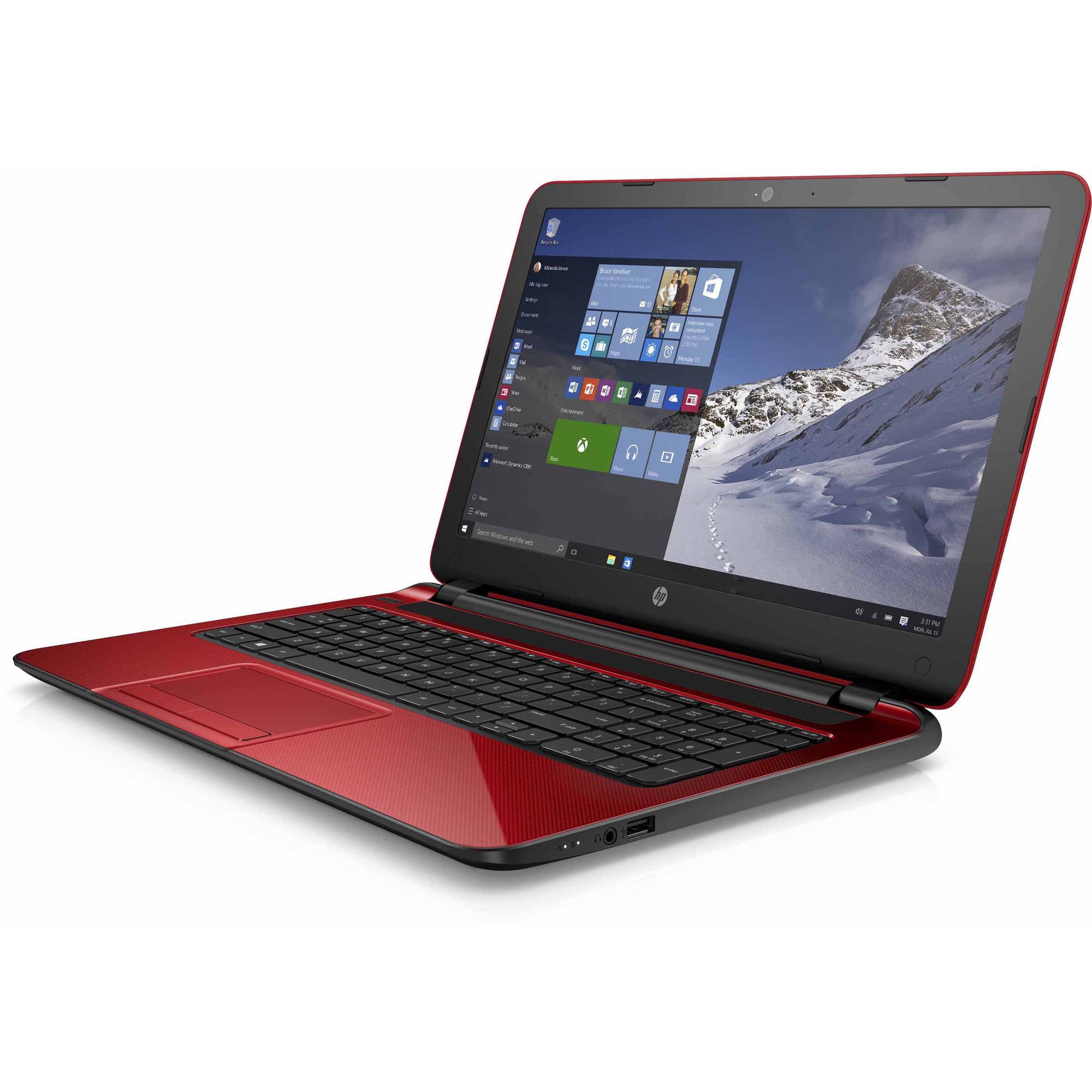 HP Flyer Red 15-F272WM Laptop 15.6