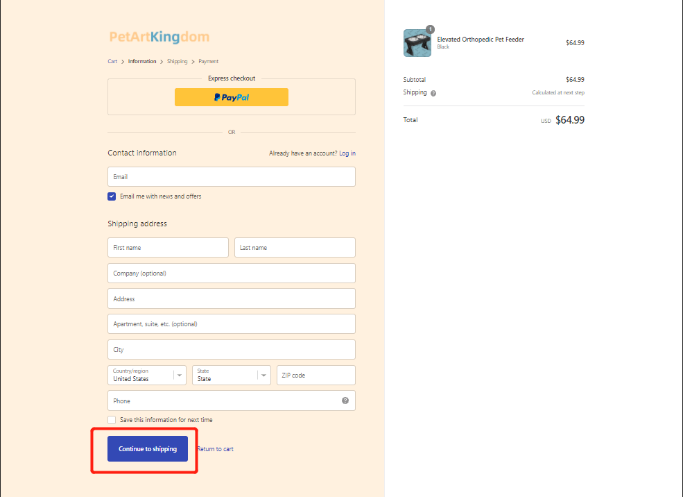 Petartkingdom How can You Use a Credit Card with Paypal 2