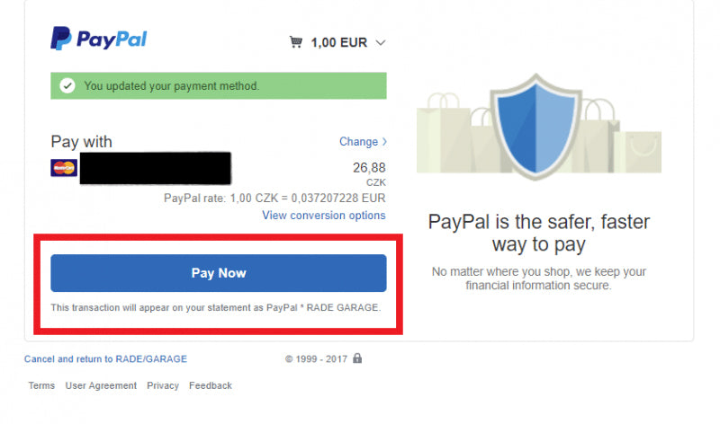 Petartkingdom How can You Use a Credit Card with Paypal 7