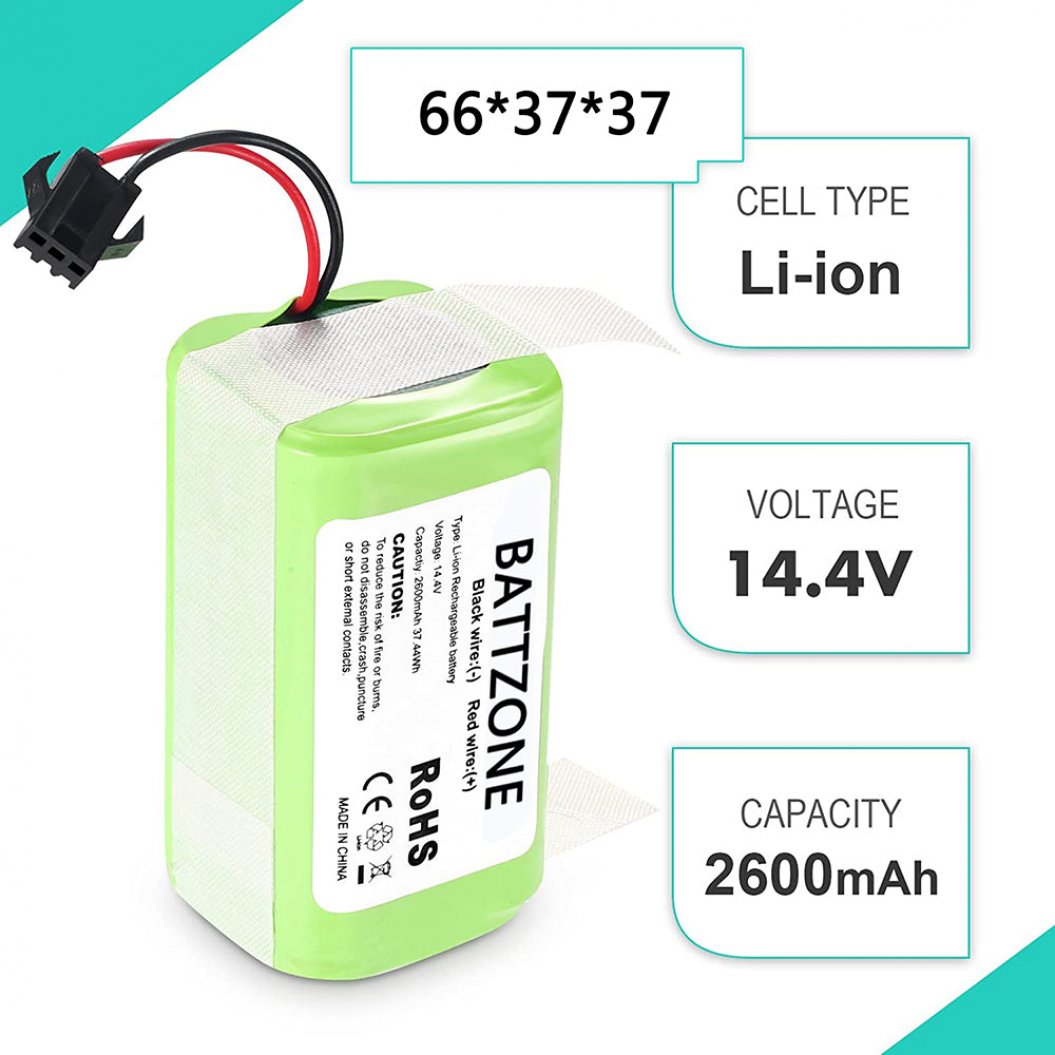 14.4V 2600mAh Li-Ion Battery For Eufy RoboVac Vacuum Cleaner 11 MAX