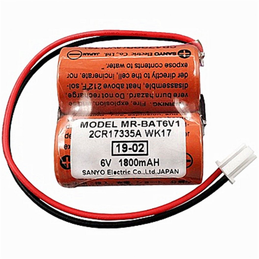 6V New Mr-bat6V1 2cr17335A Wk17 Mitsubishi M80 Drive Mr J4 Servo System Battery