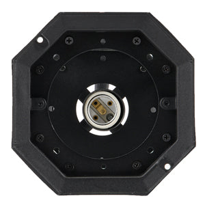 Outdoor Wall Light, 1 medium/E26 base light socket, Black Finish, Clear Bevelled Glass (Bulb NOT included)