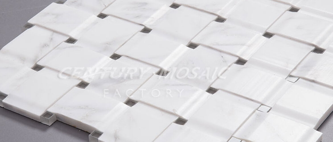 Basketweave Marble Mosaic Manufacturer