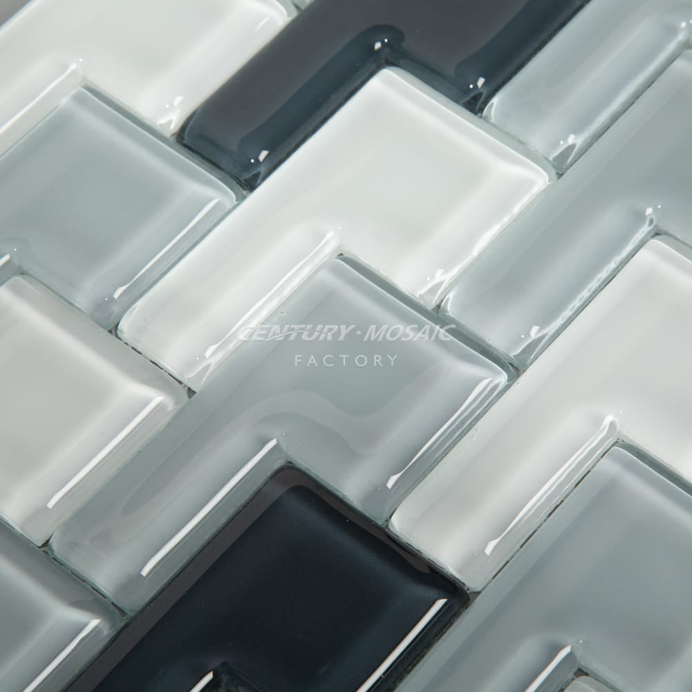 Rainbow Glass Mix Color Arabesque Mosaic Manufacturer