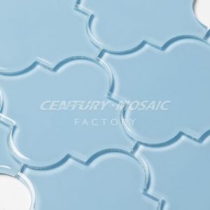 Crystal Glass Arabesque Mosaic Mosaic Manufacturer