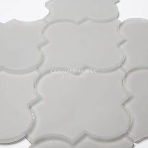 Crystal Glass Arabesque Mosaic Mosaic Manufacturer