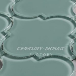 Crystal Glass Arabesque Mosaic Mosaic Manufacturer