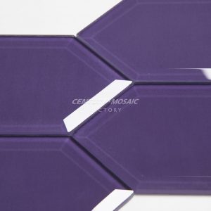 Crystal Glass Hexagon Mosaic Manufacturer
