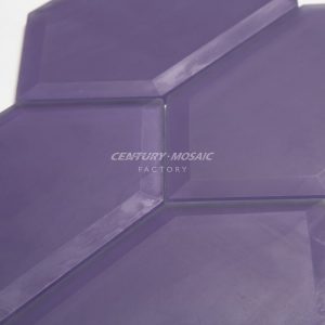 Crystal Glass Hexagon Mosaic Manufacturer