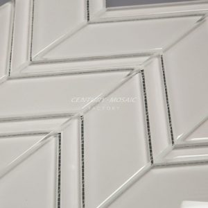 Crystal Glass Yellow Strip Glass Mosaic Manufacturer