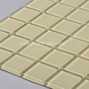 3''Crystal Glass Arabesque Mosaic Manufacturer