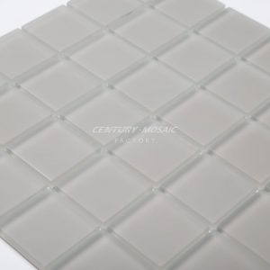 3''Crystal Glass Arabesque Mosaic Manufacturer