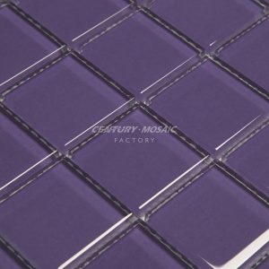 3''Crystal Glass Arabesque Mosaic Manufacturer