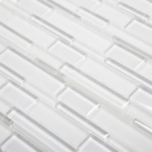 Crystal Glass Strip Mosaic Blue Glossy Wholesale