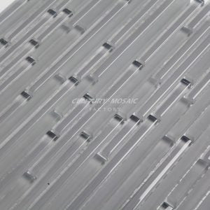 Crystal Glass Small Glossy Strip Mosaic Manufacturer