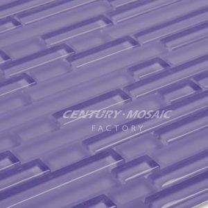 Crystal Glass Strip Mosaic Manufacturer