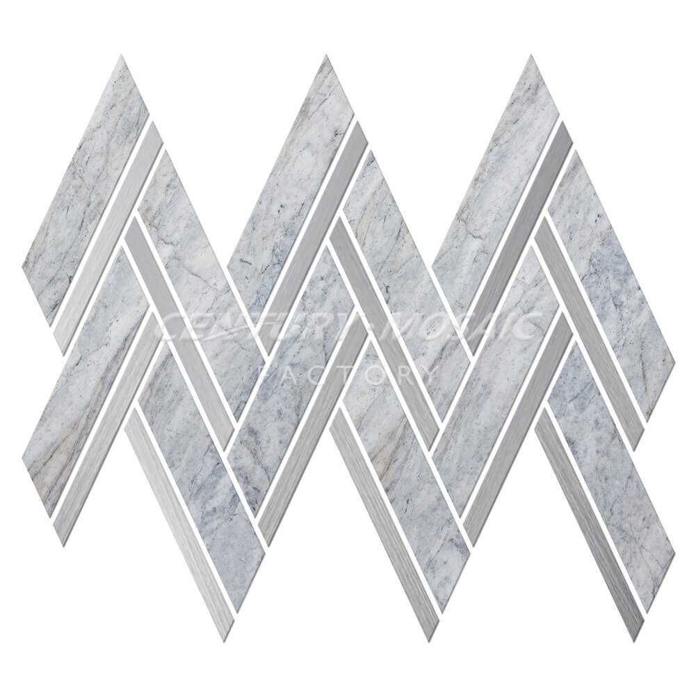 Herringbone Marble Mosaic Manufacturer