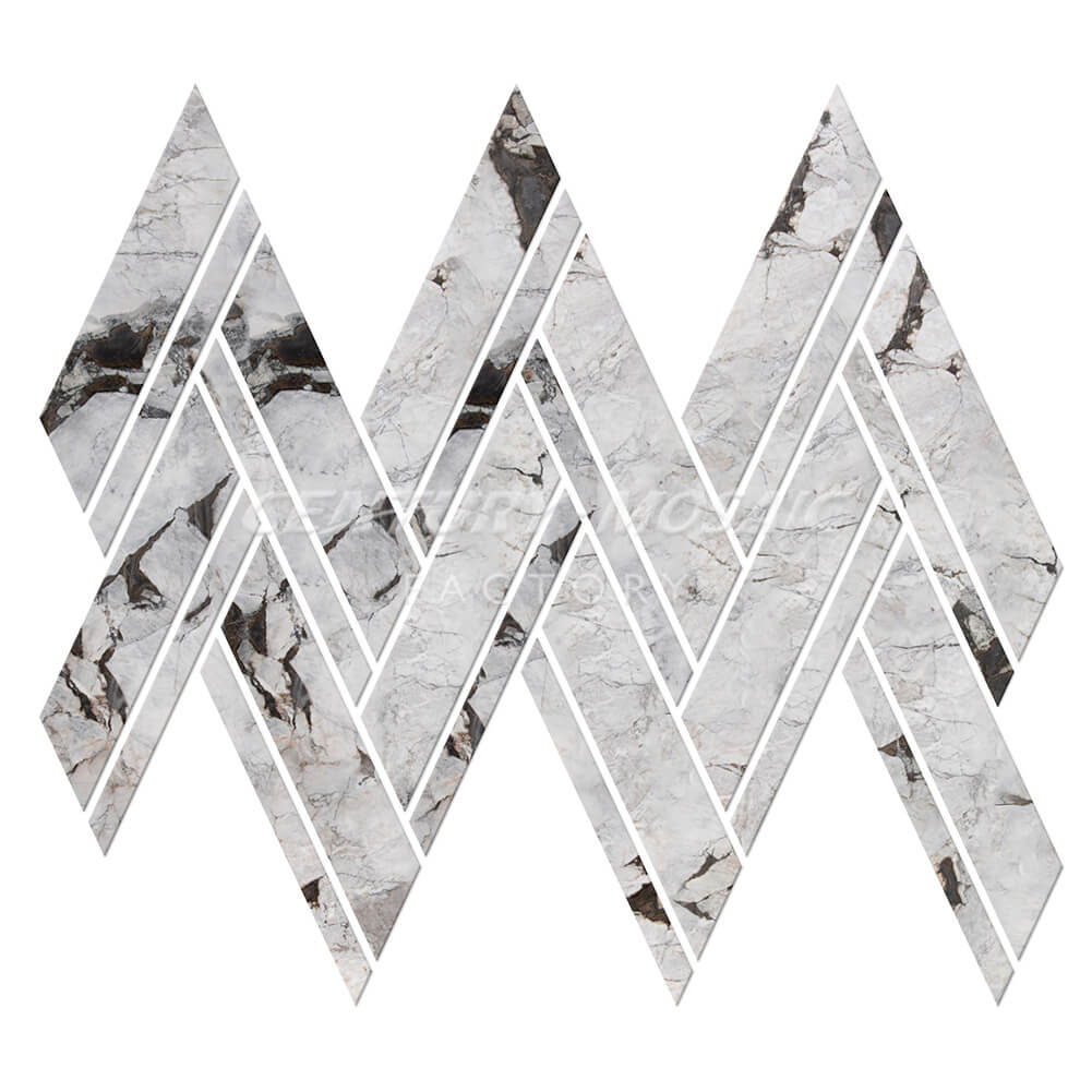 Herringbone Marble Mosaic Manufacturer