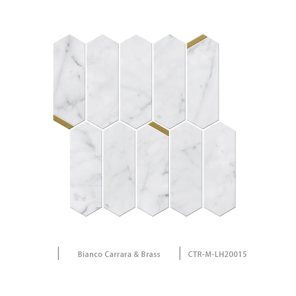 Long Hexagon Marble Mosaic Manufacturer