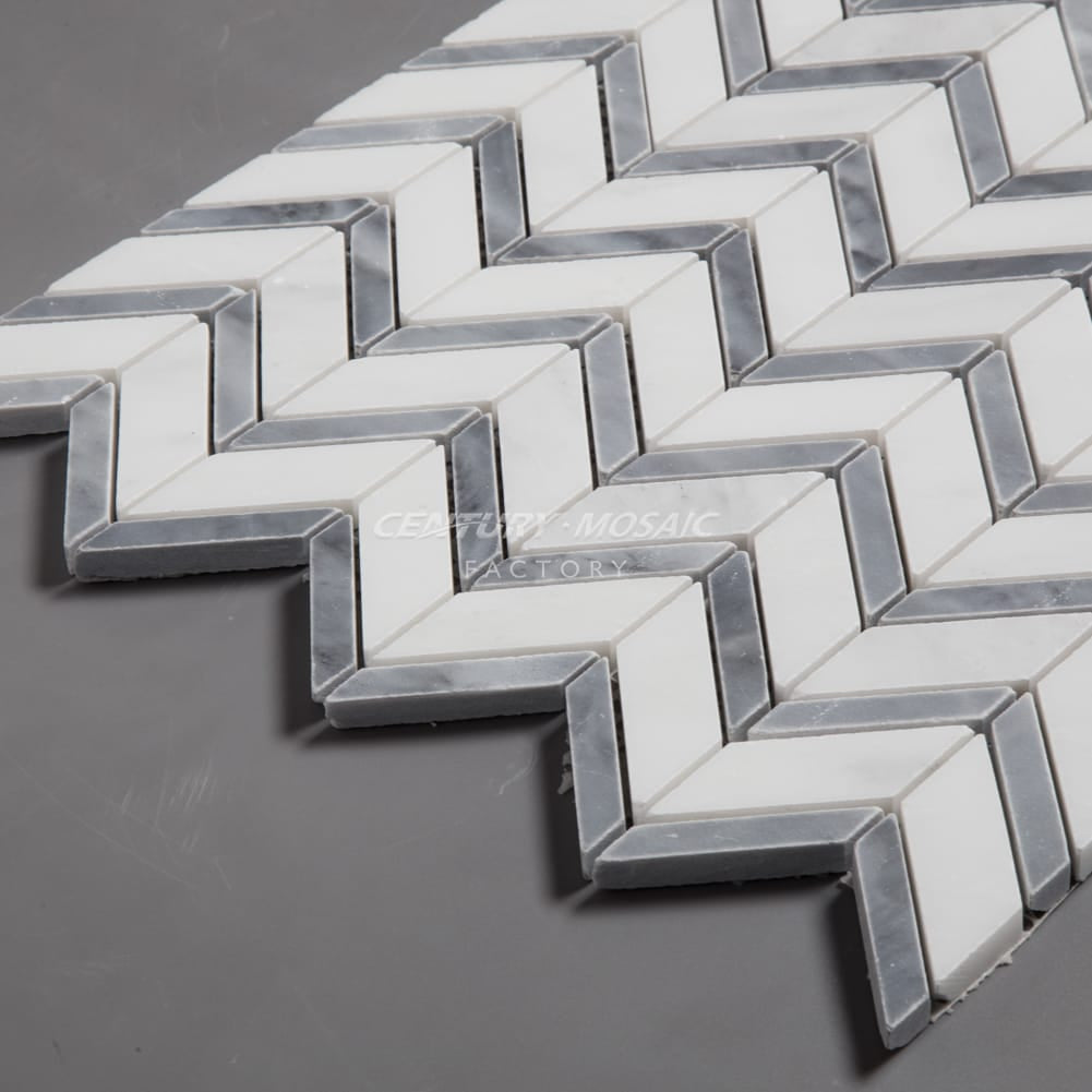 Chevron Marble Mosaic Manufacturer