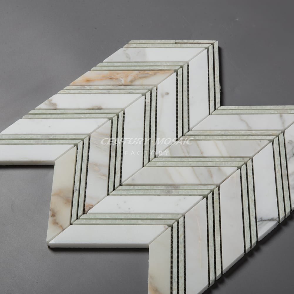 Chevron Marble Mosaic Manufacturer