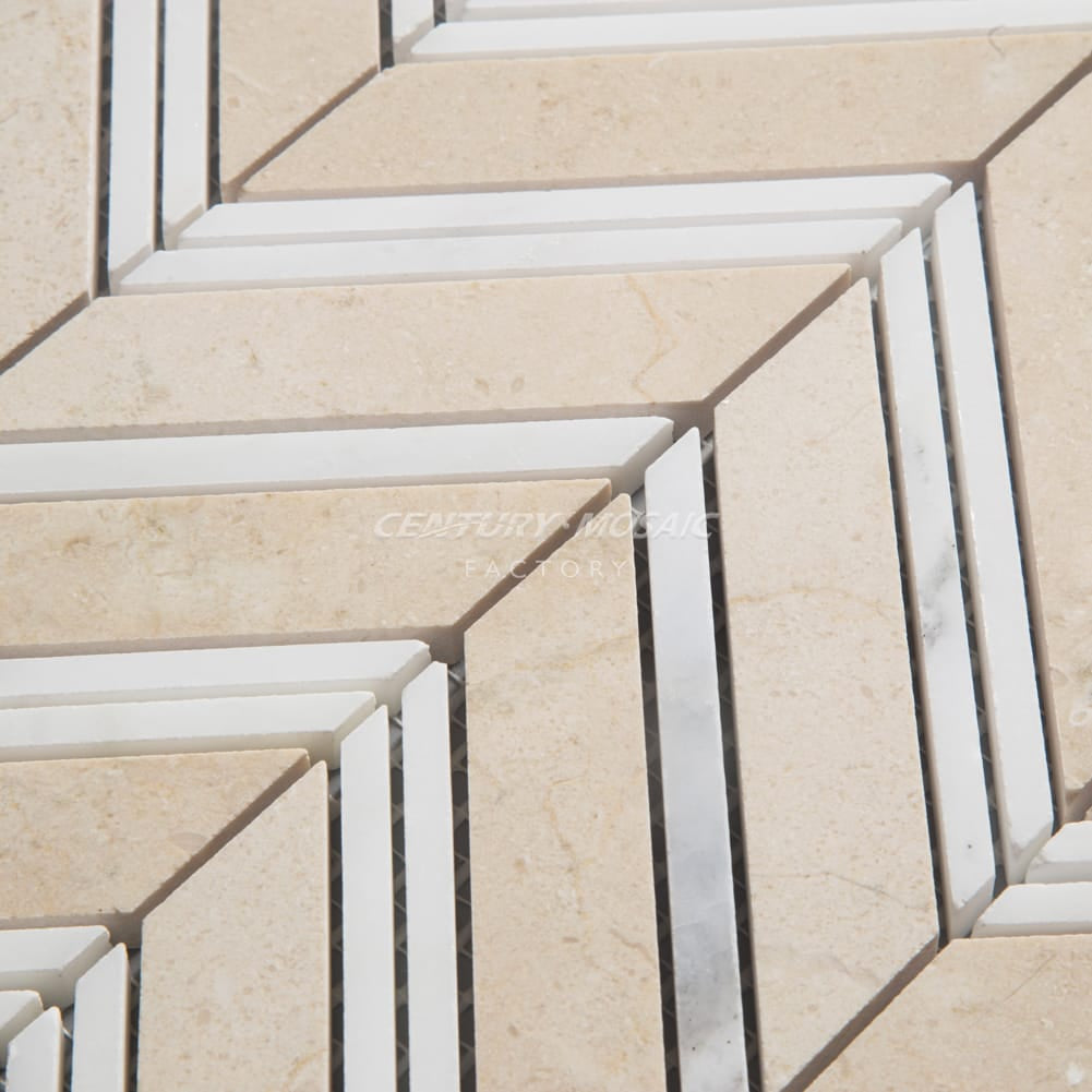 Chevron Marble Mosaic Manufacturer