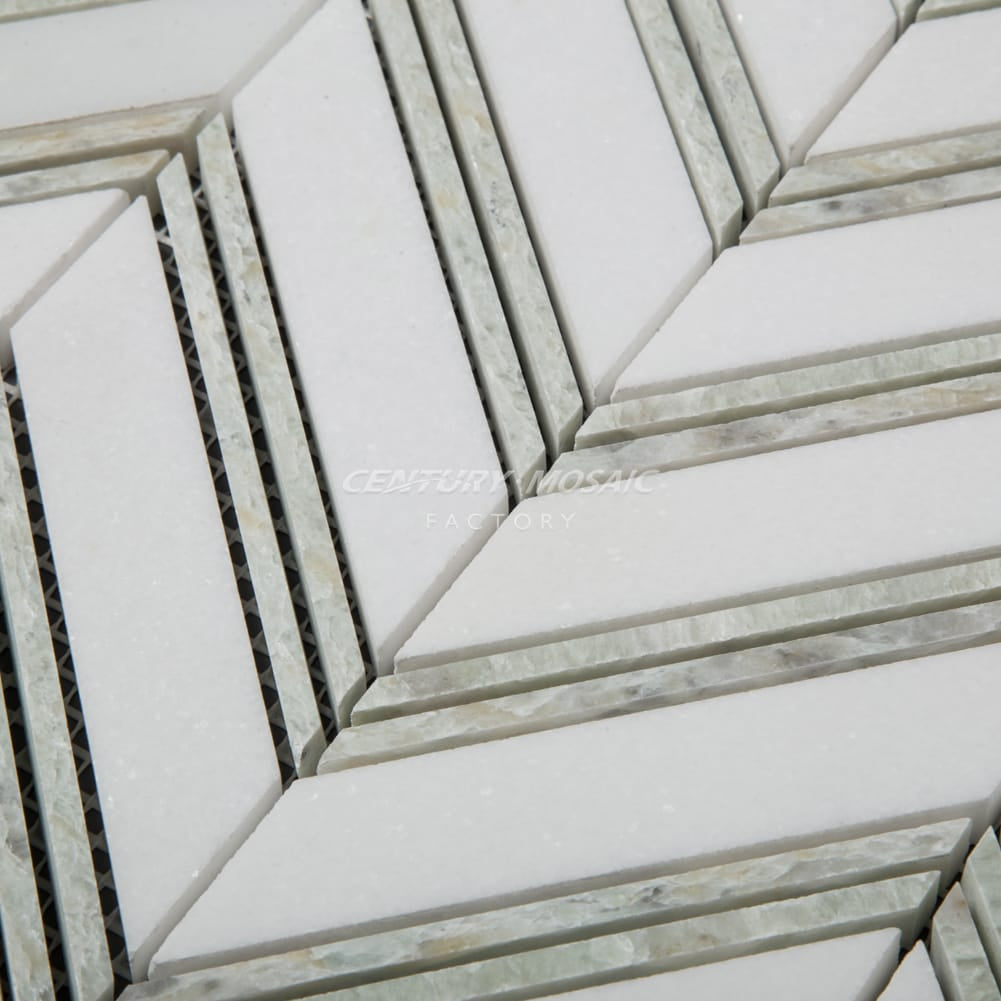 Chevron Marble Mosaic Manufacturer