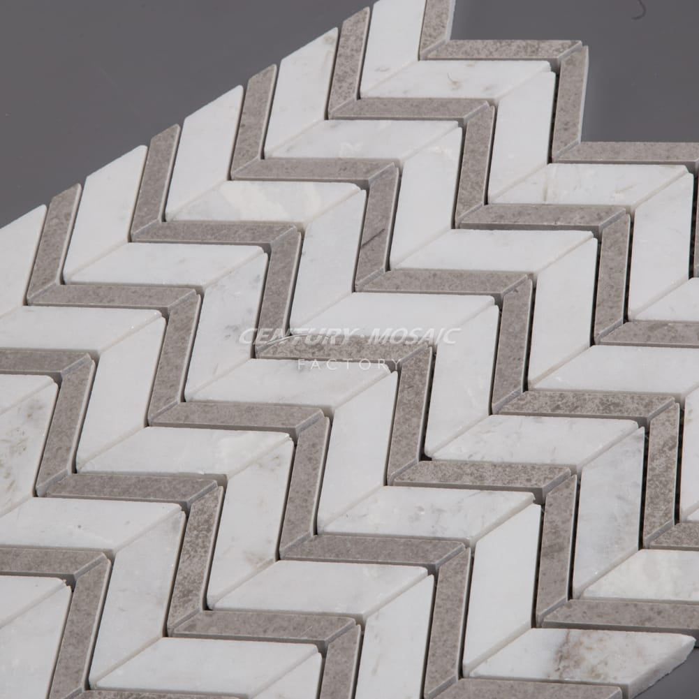 Chevron Marble Mosaic Manufacturer