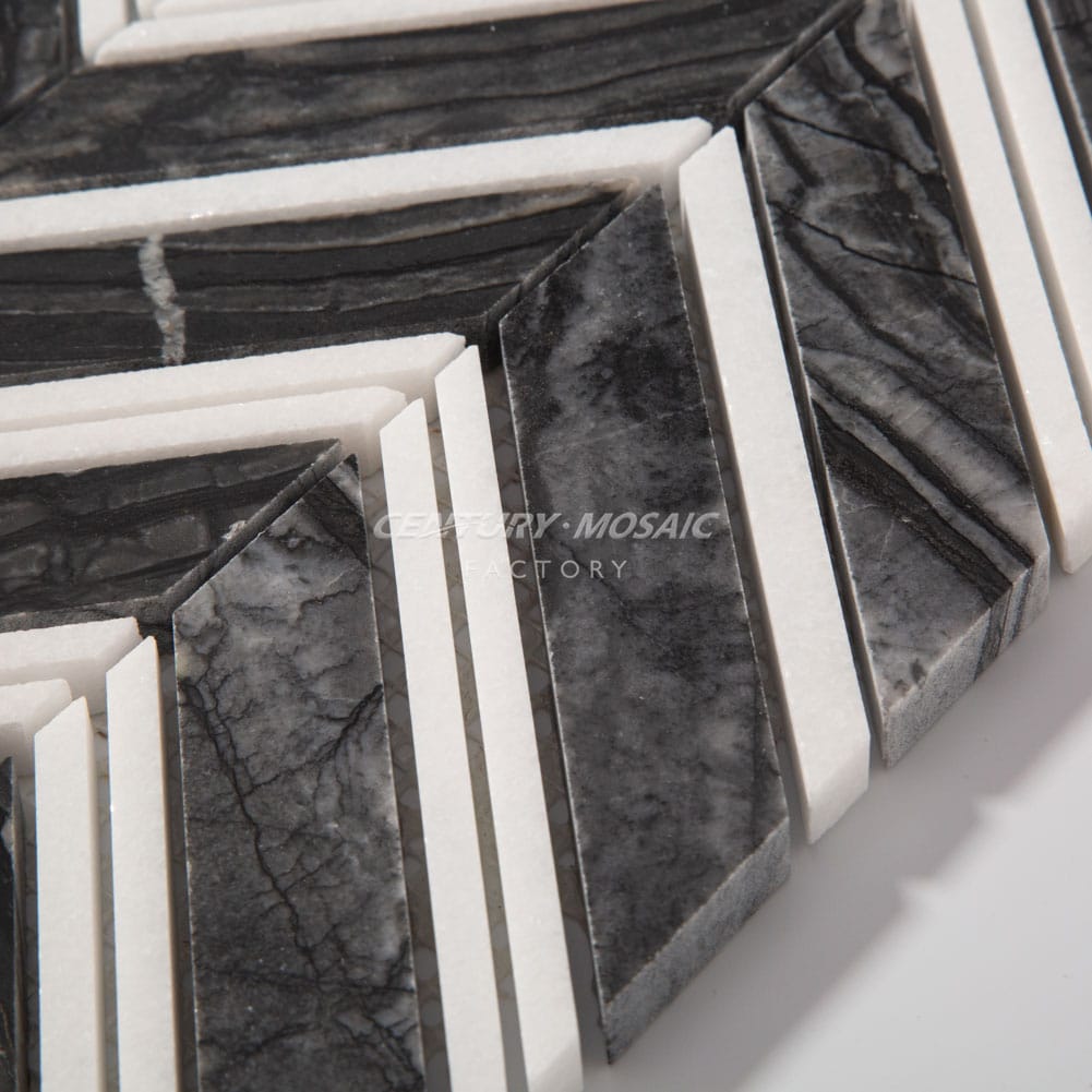 Chevron Marble Mosaic Manufacturer