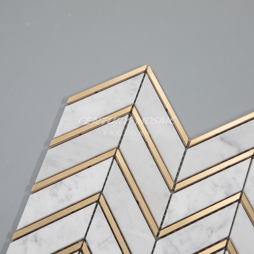 Chevron Marble Mosaic Manufacturer