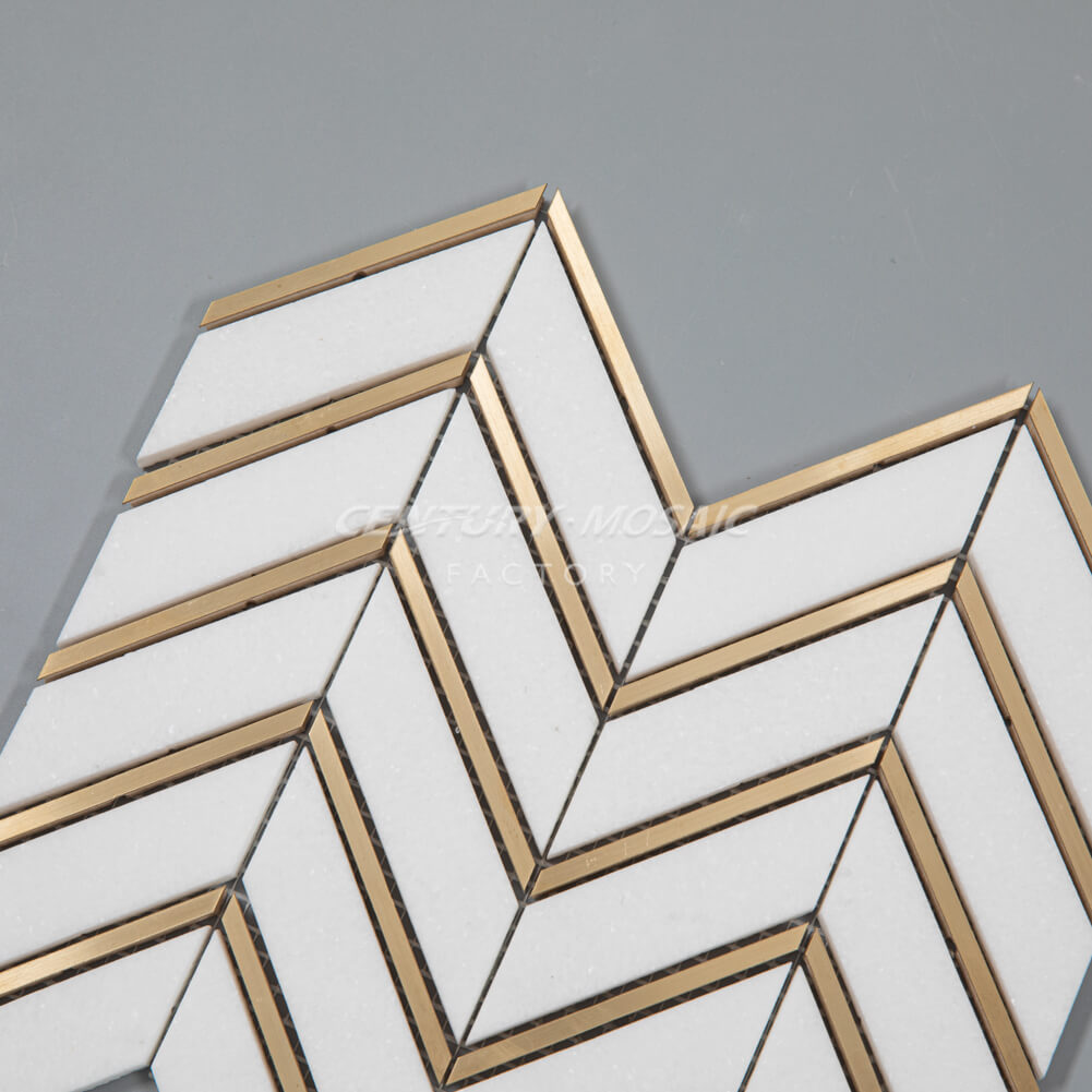 Chevron Marble Mosaic Manufacturer