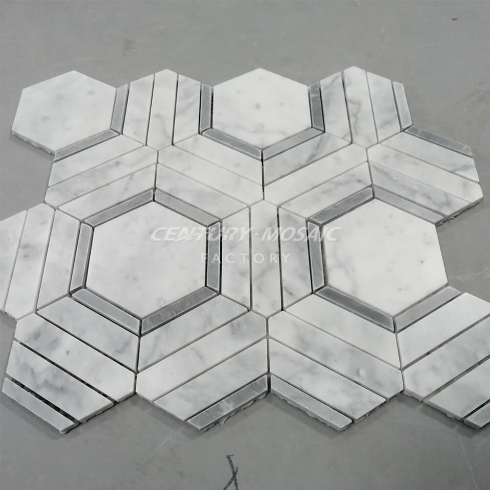 Hexagon Marble Mosaic Manufacturer