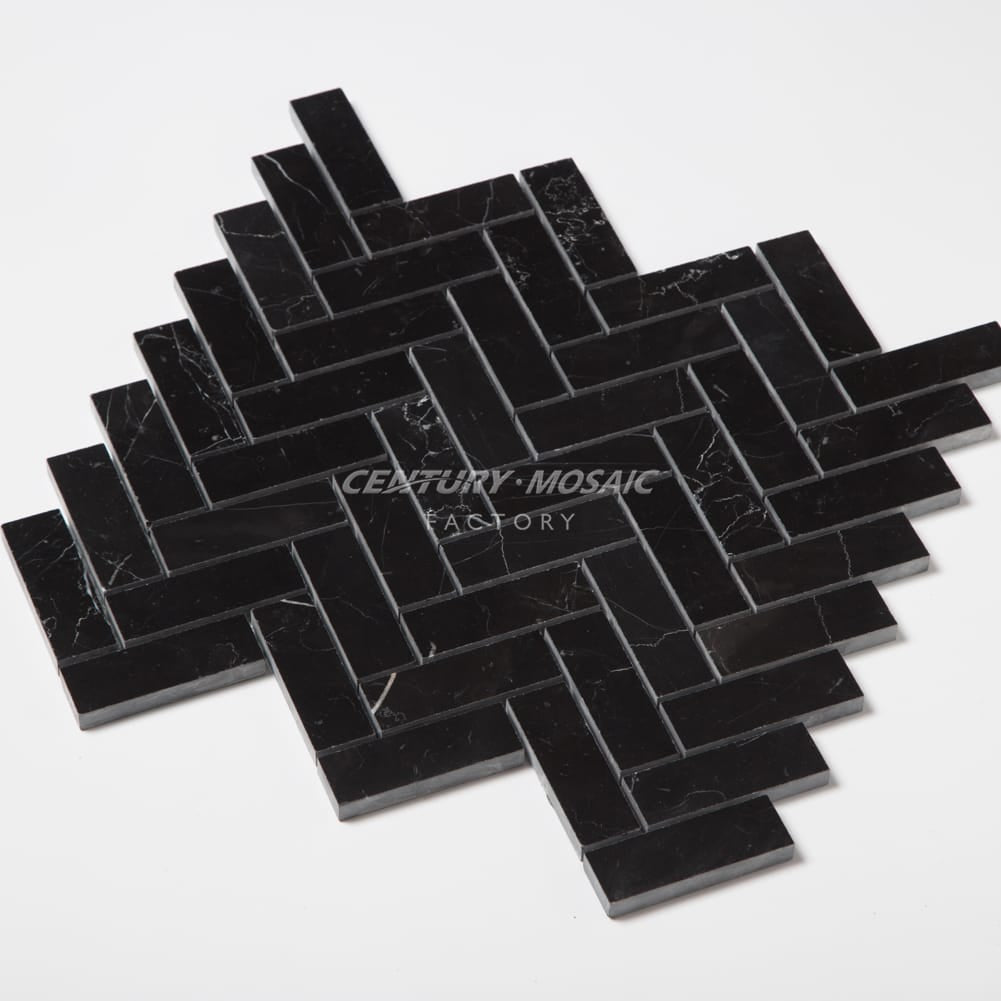 1"x 3" Herringbone Marble Mosaic Manufacturer